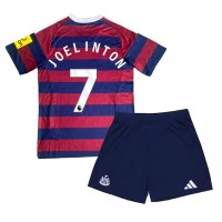 Camiseta Newcastle United Joelinton #7 Segunda Equipación Replica 2024-25 para niños mangas cortas (+ Pantalones cortos)